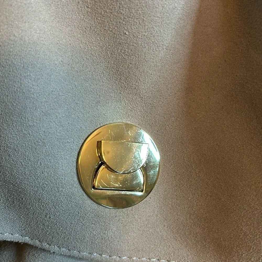Moda Luxe Antoinette Gray Backpack Purse Gold Hardware Convertible Handbag